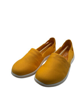 Clarks Cloudsteppers Breeze Step Slip-On Shoes, Yellow, 7.5 Wide Width